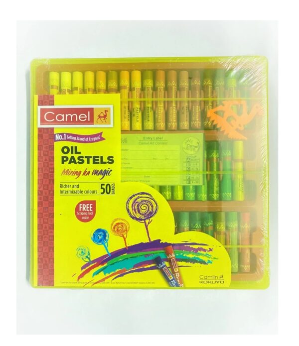 Camel Oil Pastels Color Mixing ka Magic