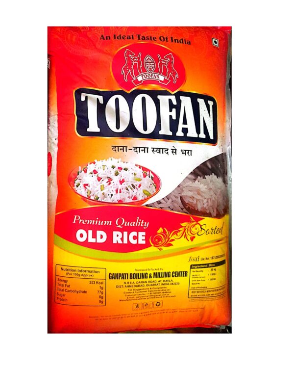 Toffan Boiled Rice, 1kg ( Pakka Chawal )