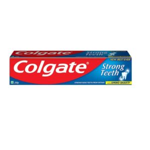Colgate Strong Teeth Anticavity Toothpaste - With Amino Shakti Formula, Provides Fresher Breath