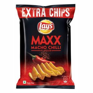 Lays Maxx Potato Chips - Macho Chilli Flavour