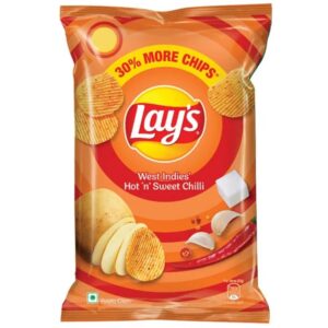 Lay's Potato Chips - Hot & Sweet Chilli Flavour Aloo Chips