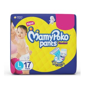 MamyPoko Pants Standard Diapers Large Size 9-14kg (L Size)