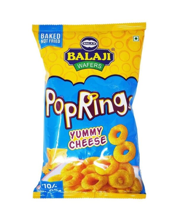 Pop Rings Cheese Balaji Namkeen (Popring Chips)