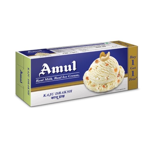 Amul Kaju Draksh Family Pack Ice Cream, 750ml