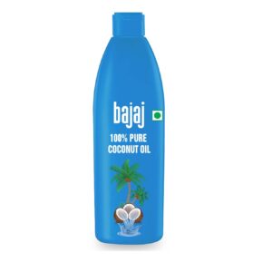 Bajaj 100 % Pure Coconut Hair Oil Bottle (Nariyal Tel)