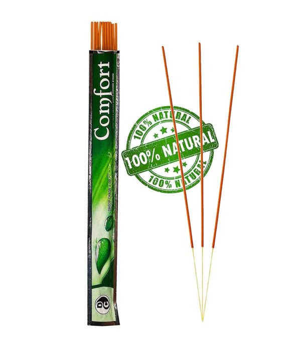 Comfort Lemon Grass Mosquito Repellent Incense Sticks, 10 Sticks in One Pack