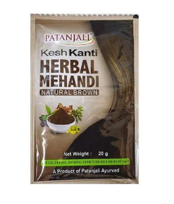 Patanjali Kesh Kanti Herbal Mehndi - Natural Brown