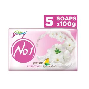 Godrej No.1 Jasmin Milk Cream Bathing Soap