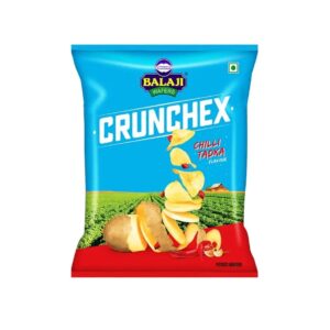 Crunchex Chilli Tadka Potato Wafers Balaji Namkeen (Crunchex Aloo chips)