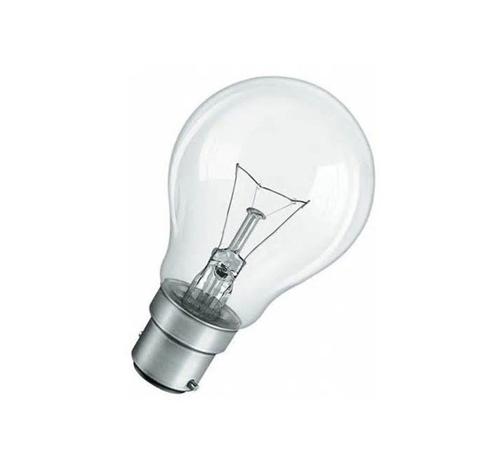 60W GLS Bulb Power Consumption 60 W Incandescent Filament Light