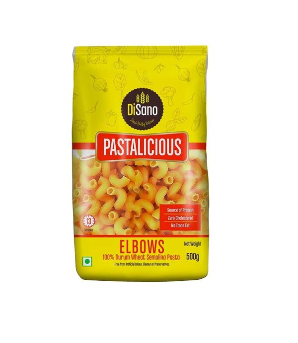 Disano Elbows Pasta 100% Durum Wheat, 500g